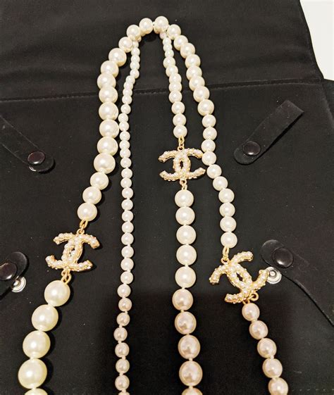 chanel pearl necklace for sale